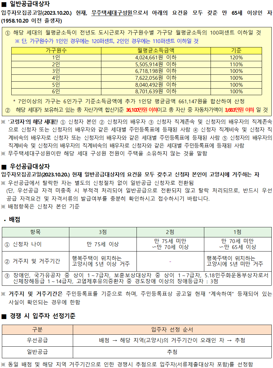 고양장항 A 1BL 행복주택 고령자 고양장항 A-1BL 행복주택 고령자